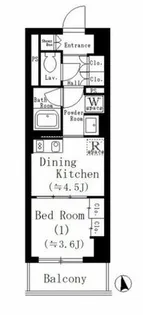 エル・セレーノ大阪天神橋【3階】の間取り