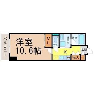 レジデンス上前津スクエア【2階】の間取り