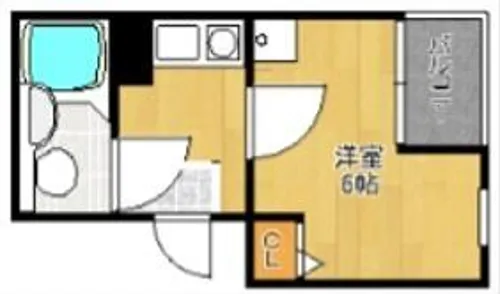 デイズ桜川Ⅱ【2階】の間取り