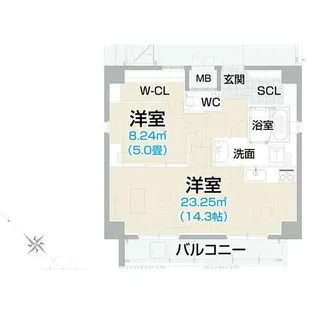 NNS121【10階】の間取り