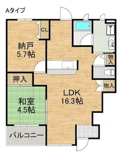 エンフィールド シャリテ【1階】の間取り