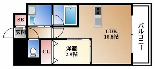 ポルタニグラ千種【6階】の間取り