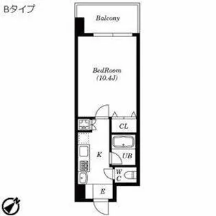 鶴舞パークヒルズ【7階】の間取り
