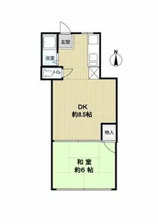 篠北ハイツ【2階】の間取り