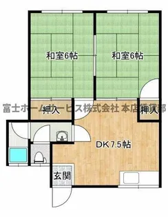 第一コーポ栄【2階】の間取り