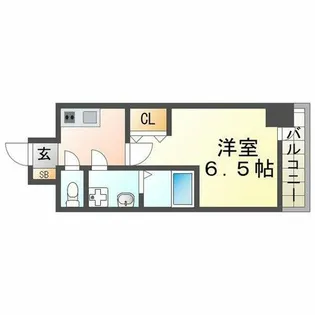 レーヴメゾン尼崎昭和通【903号室】の間取り