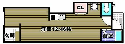 大阪府河内長野市松ケ丘中町【アパート】の間取り