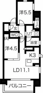 ローレルアイ名駅東【11階】の間取り