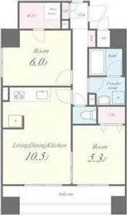 レジェンド K【5階】の間取り