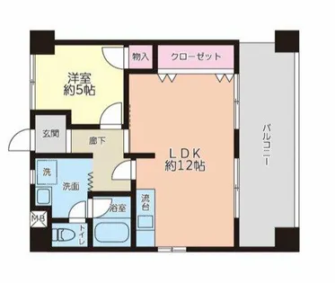 マンション金山一丁目【7階】の間取り
