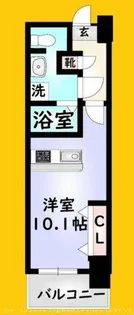 No.63 オリエントキャピタルタワー【10階】の間取り