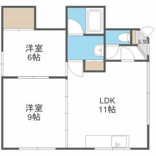 パークハイツ【5号室】の間取り