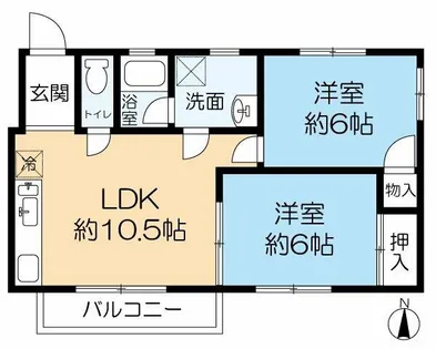 コムディッソオリオ【3階】の間取り