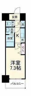 プランドール北浜【7階】の間取り