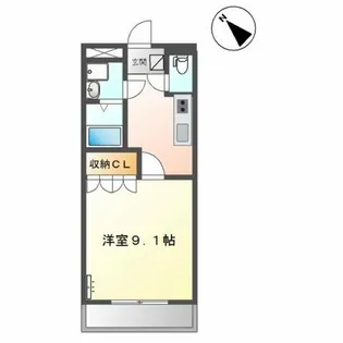 ブルーサンズ セントラル【1階】の間取り