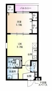 フジパレス出屋敷南2番館【2階】の間取り