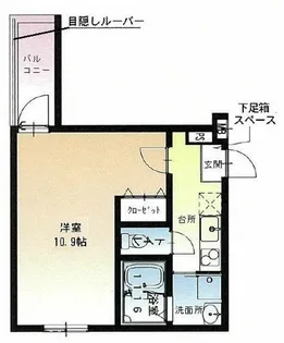 フジパレスさくら夙川ウエスト【302号室】の間取り