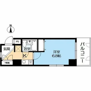 デトムワン一条通【2階】の間取り