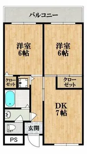 アストメゾン沢田【2階】の間取り