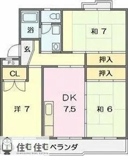 三宅ビル【302号室】の間取り