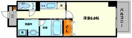 AKASHI ENTERPRISE【6階】の間取り