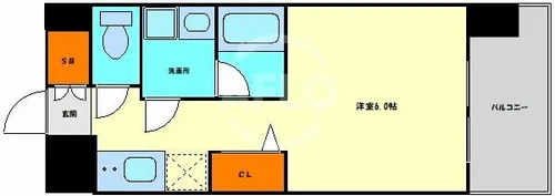レオンコンフォート都島Ⅱ【12階】の間取り