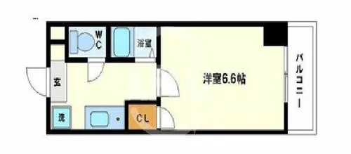 ドエル南本町【1201号室】の間取り