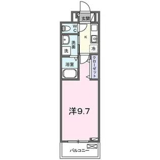 アビィ ロード【1階】の間取り