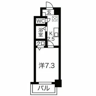 サウスパークイズミ【5階】の間取り
