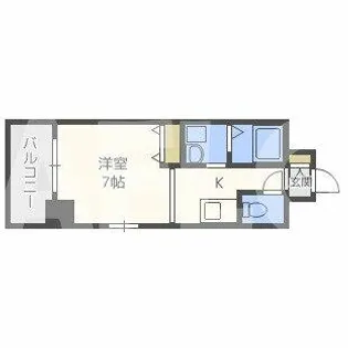 CASA京橋【10階】の間取り