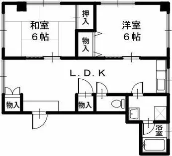 ヘイアンビル【3階】の間取り