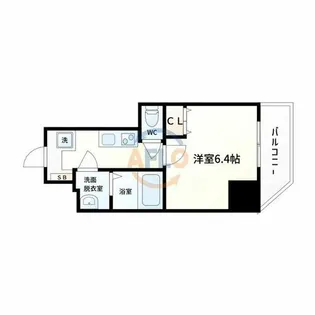 グランパシフィック毛馬【5階】の間取り