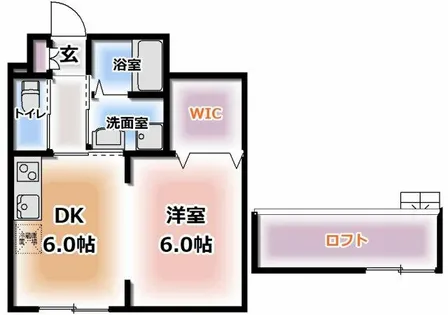 大阪府門真市幸福町【アパート】の間取り