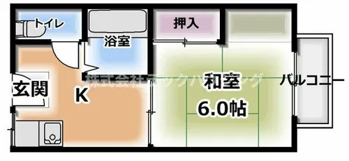 ハイツシャローム【2階】の間取り
