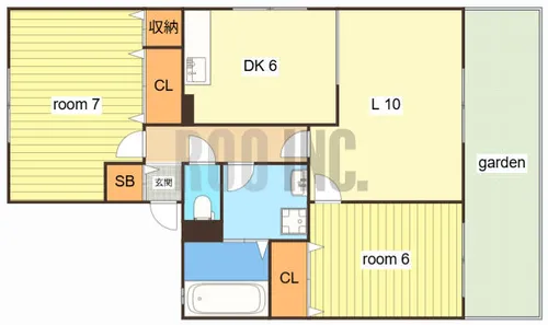 ウィンディーヒルズ【B101号室】の間取り