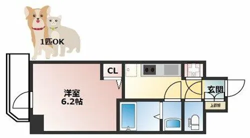 S-RESIDENCE都島Lux【10階】の間取り