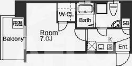 セレニテ日本橋EST【10階】の間取り