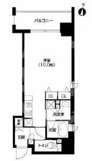 アーバネックス北浜【15階】の間取り