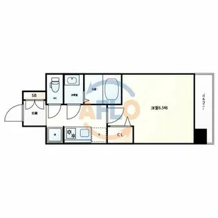 アドバンス北大阪ロワン【15階】の間取り