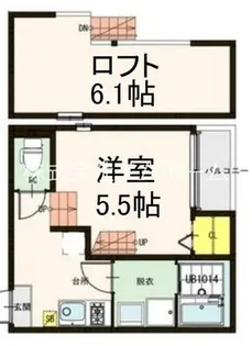La luce桜本町【1階】の間取り