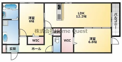 フォレストフィールドⅡ【1階】の間取り