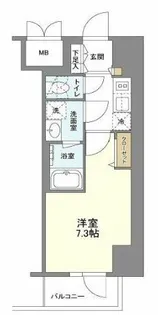 アーバス天満橋【8階】の間取り