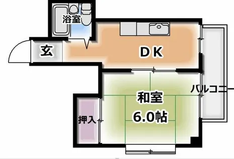 ベルメゾンM【4階】の間取り