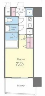 セイワパレス梅田茶屋町【5階】の間取り