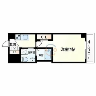 ラシーヌ天王寺町南【5階】の間取り