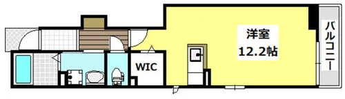 ウール・ド・ランジュ【102号室】の間取り