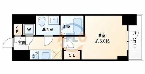 エスリード大阪シティノース【5階】の間取り