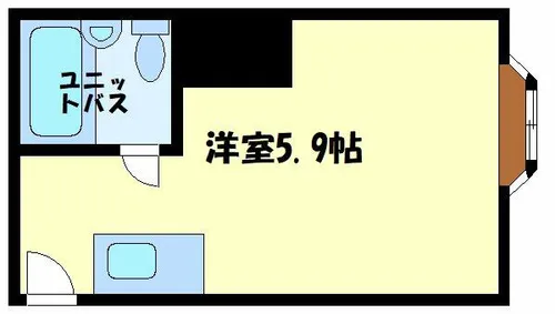 ファンターナ上本町【4階】の間取り