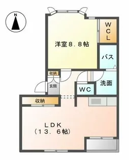グロリアス レジェンド【2階】の間取り