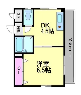 矢問ビル【2階】の間取り
